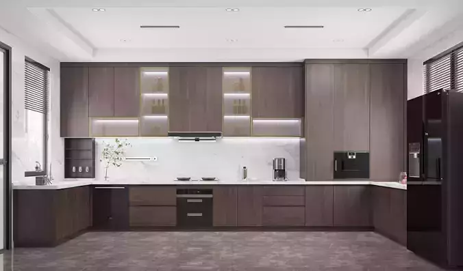 villa Modern Home kitchen decoration