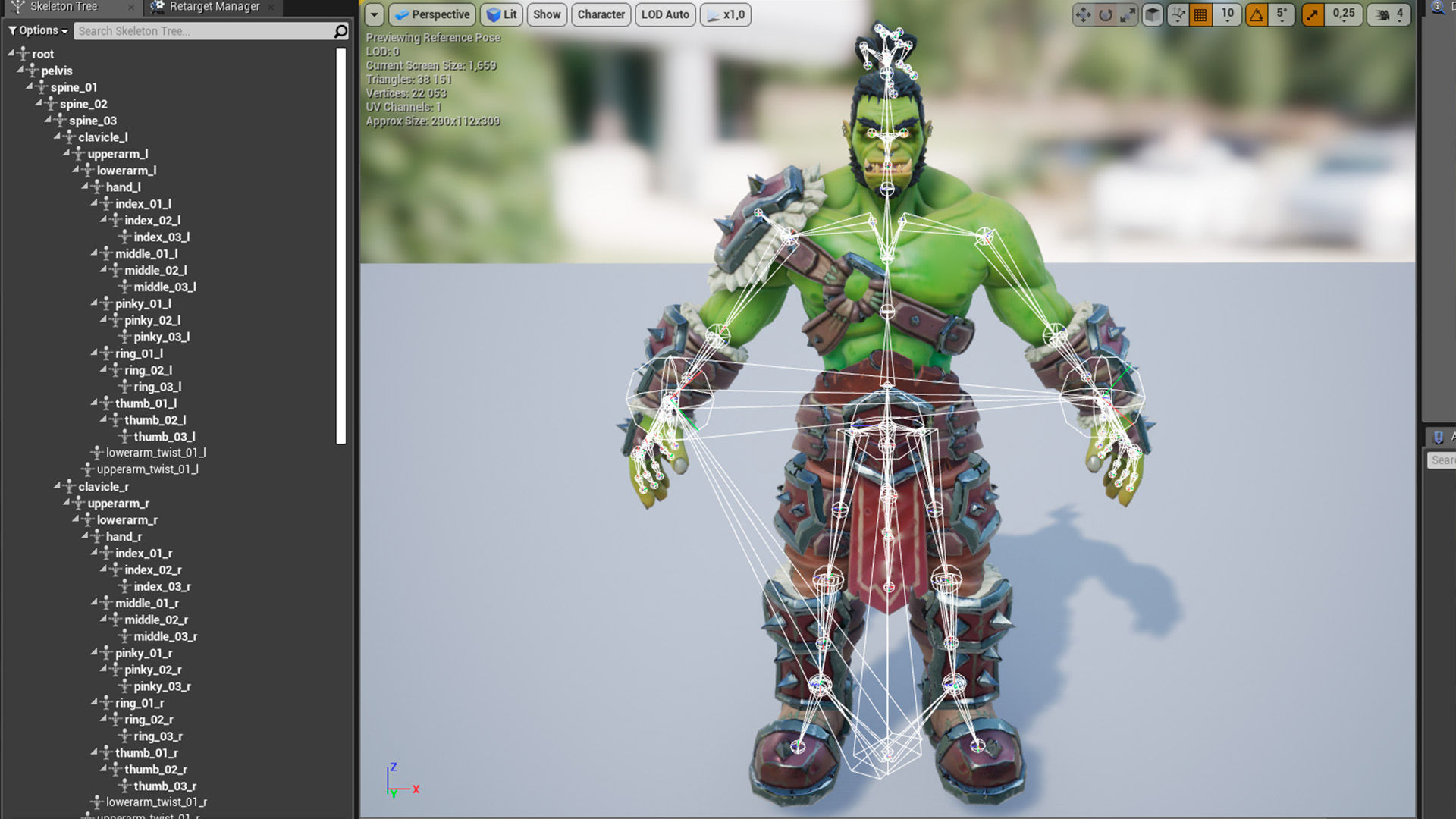 Orc Berserk Low-poly 3D model_14