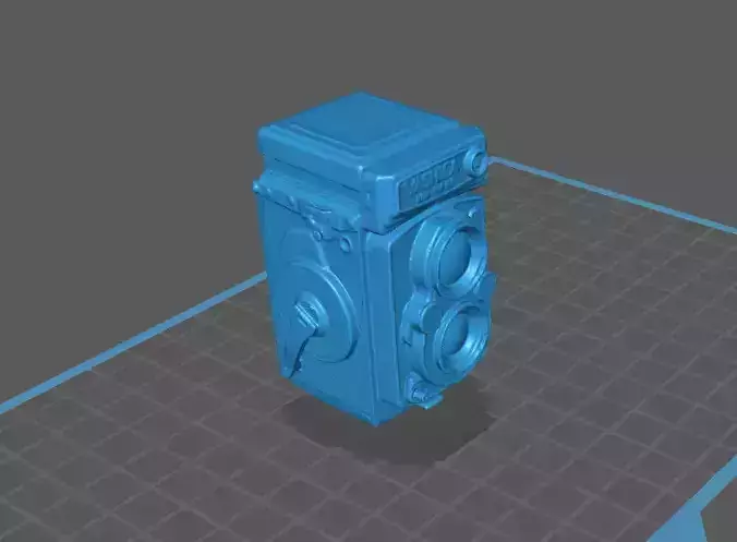 Old Reflex Camera STL 3D print model