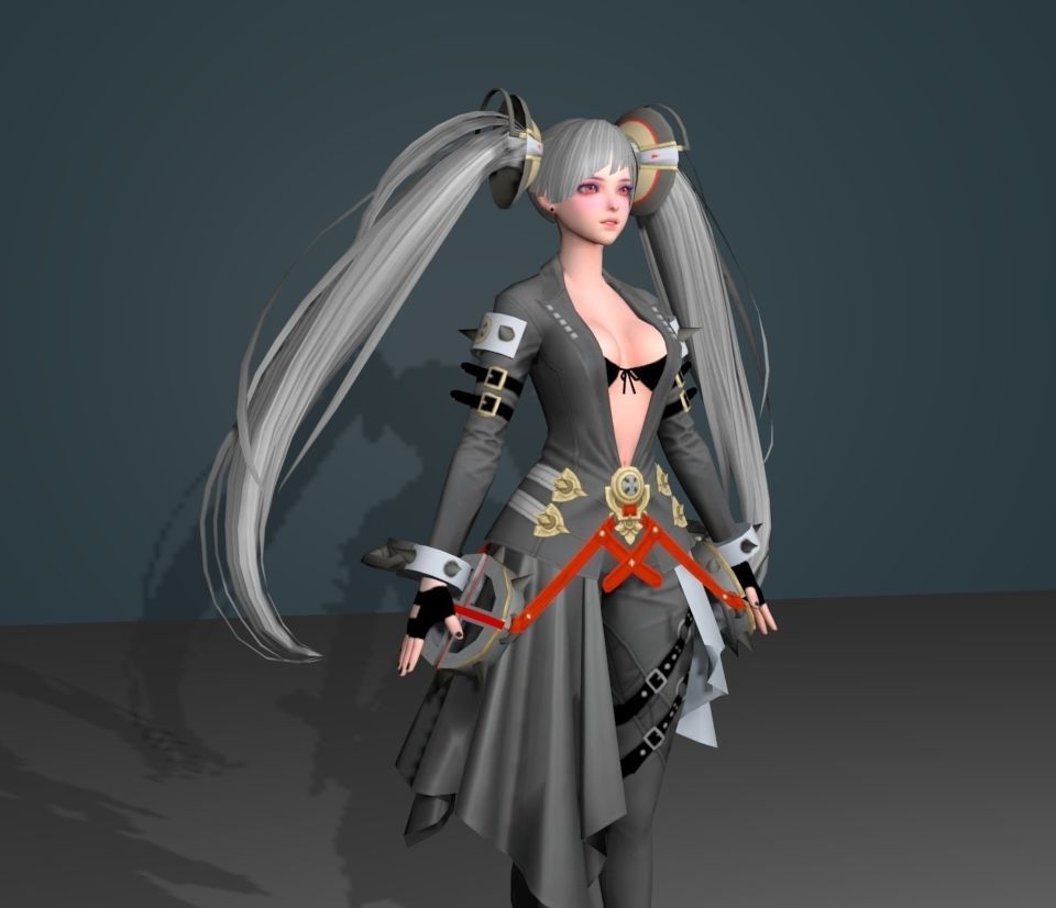 charlotte 3D model_2