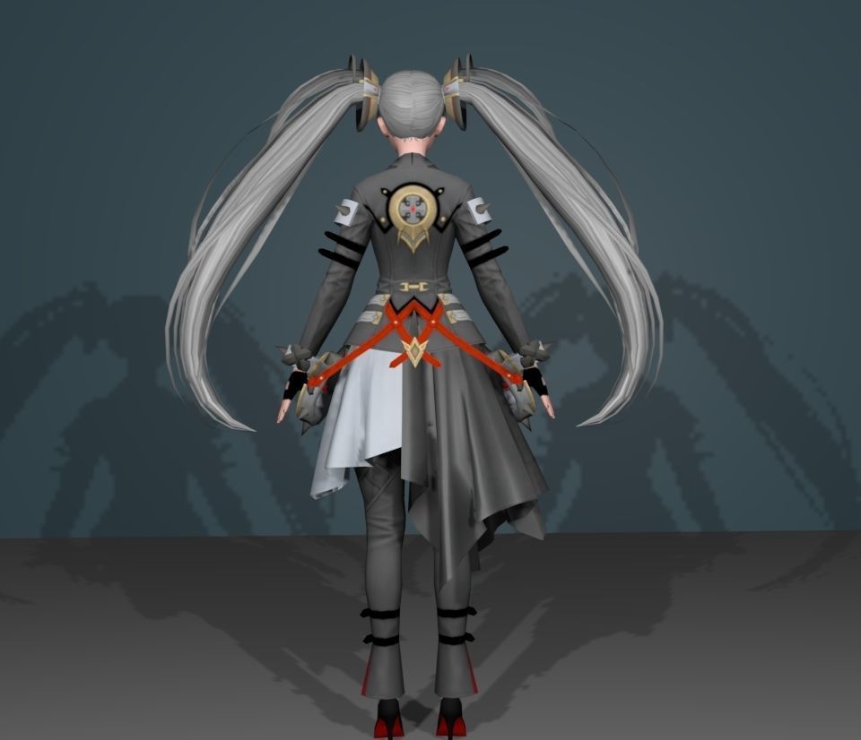 charlotte 3D model_4