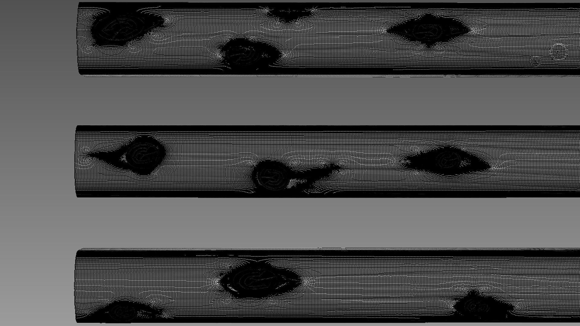 Wooden log 3D model_7