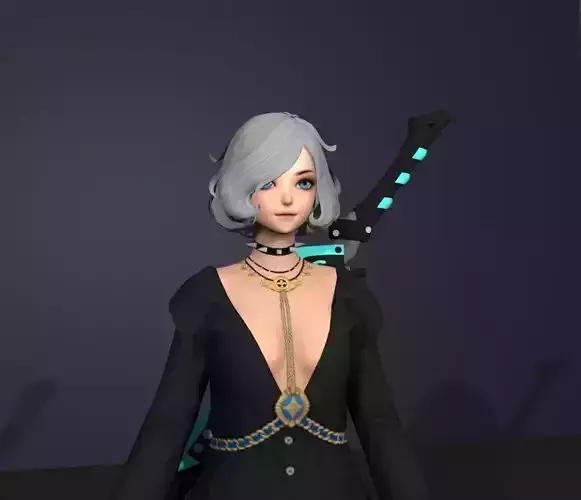 velvet 3D model