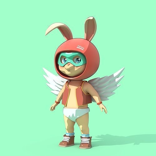 Bunny Collection 893 3D model