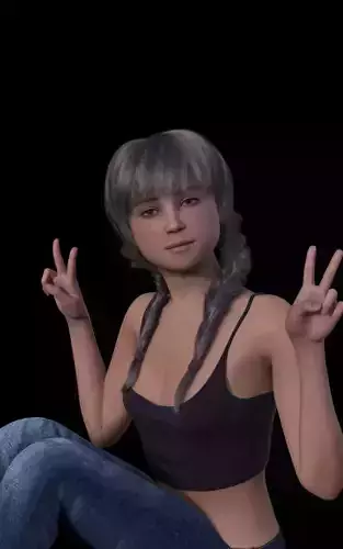 American Teenager V3 G9 Full 3D model 3D model