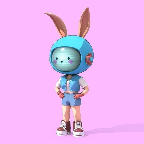 Bunny Collection 896 3D model