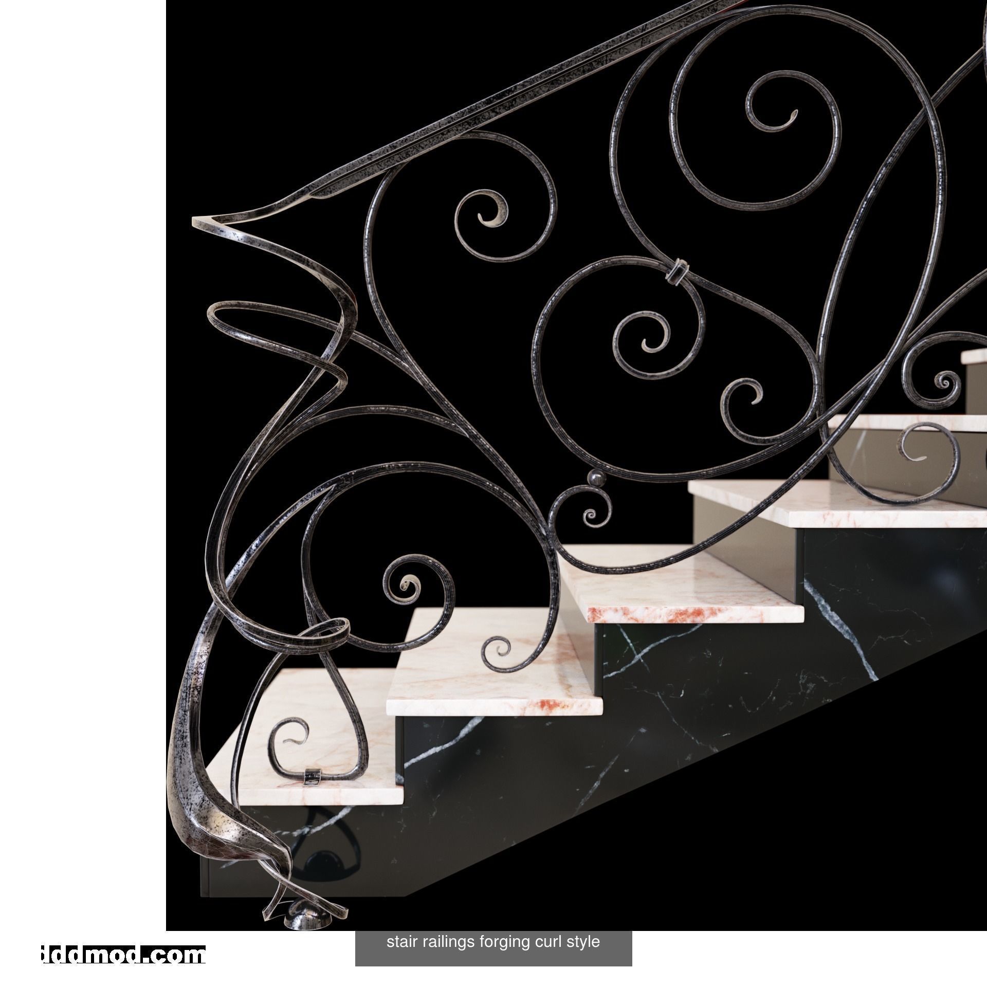 Artistic forging of metal and metal structures 3D Model Collection_12