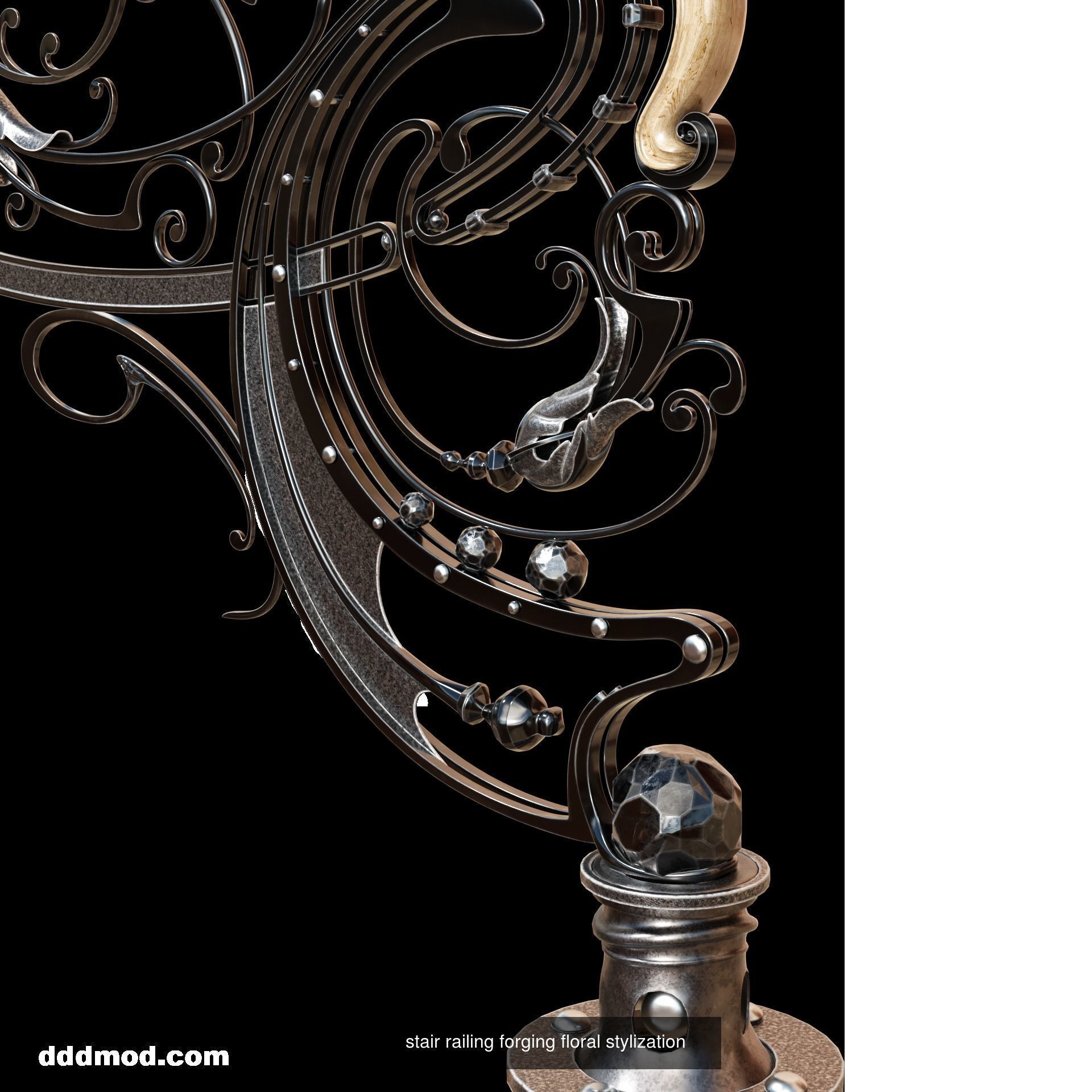 Artistic forging of metal and metal structures 3D Model Collection_7