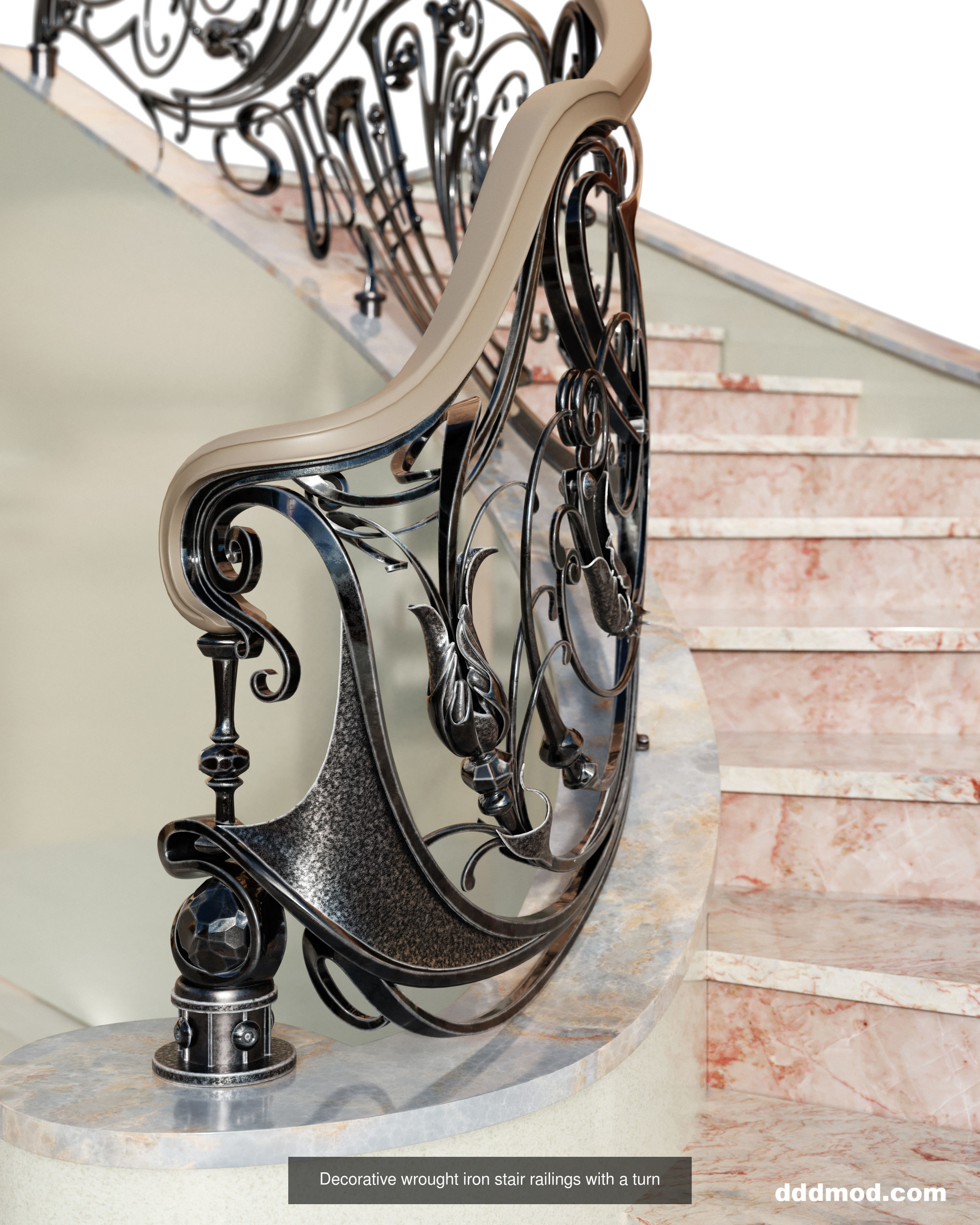 Artistic forging of metal and metal structures 3D Model Collection_6