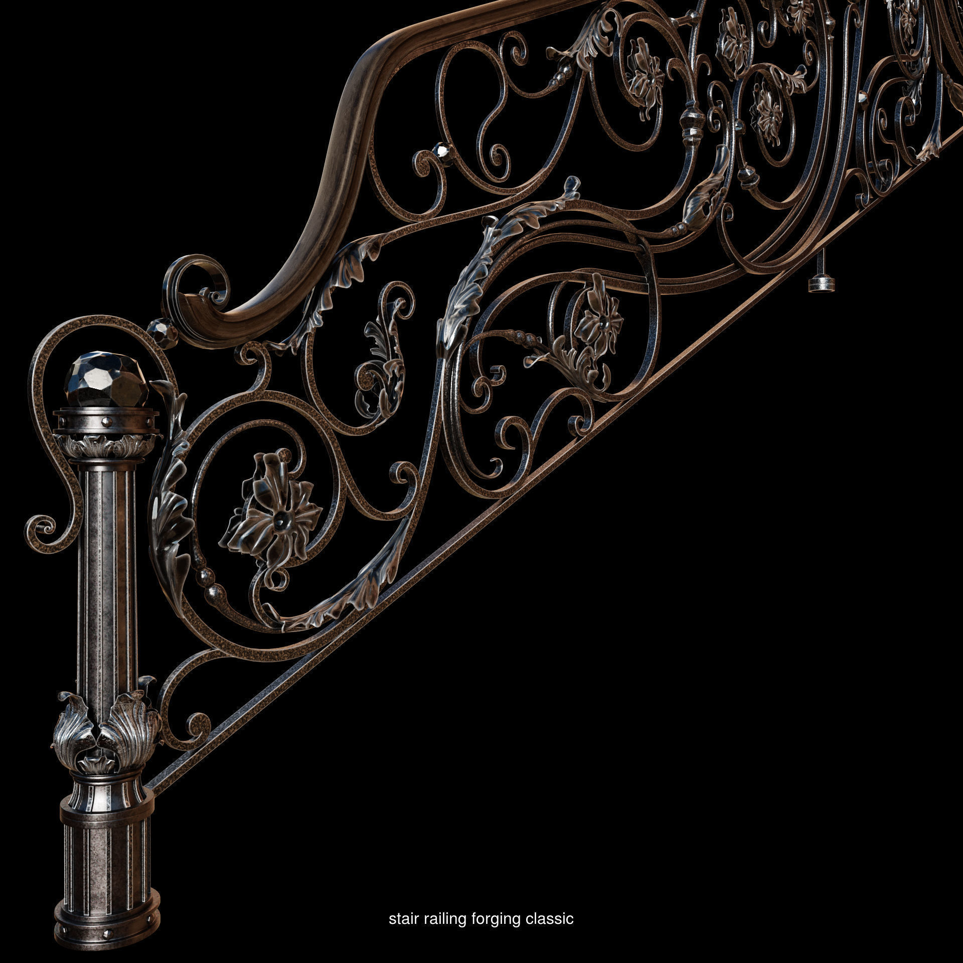 Artistic forging of metal and metal structures 3D Model Collection_1