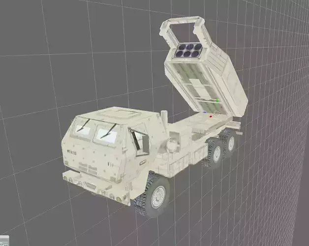 M142 HIMARS  Free low-poly 3D model
