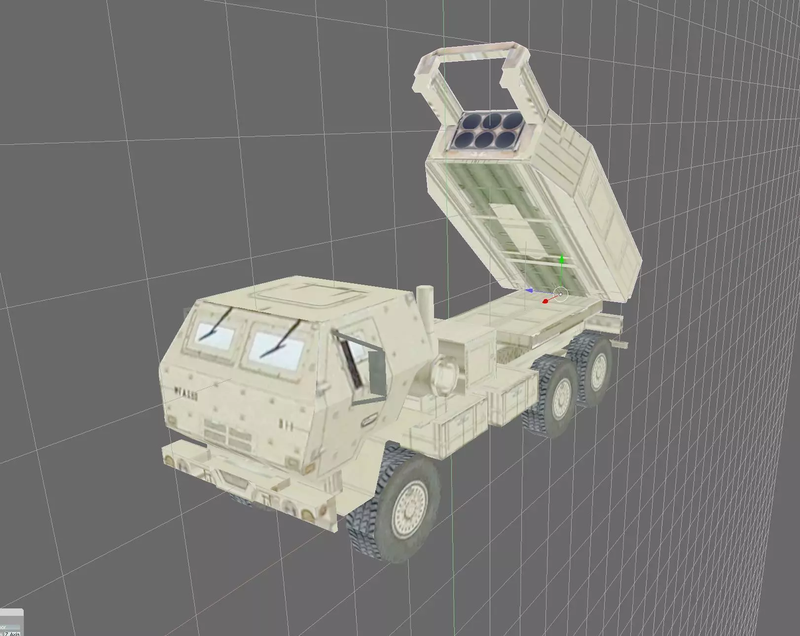 M142 HIMARS  Free low-poly 3D model_0