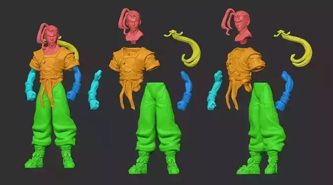 Fei Fong Wong Xenogears Sculpt 3D print model