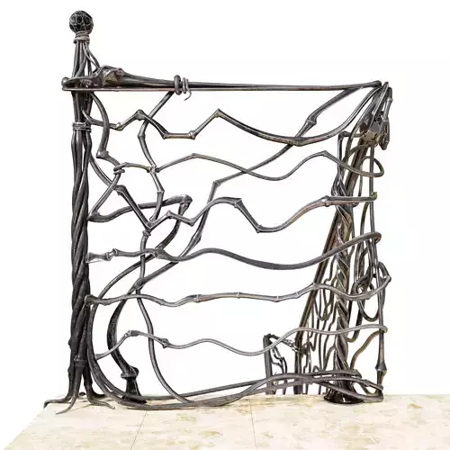 stair railings forging vine 3D model stair railings forging vine 3D model