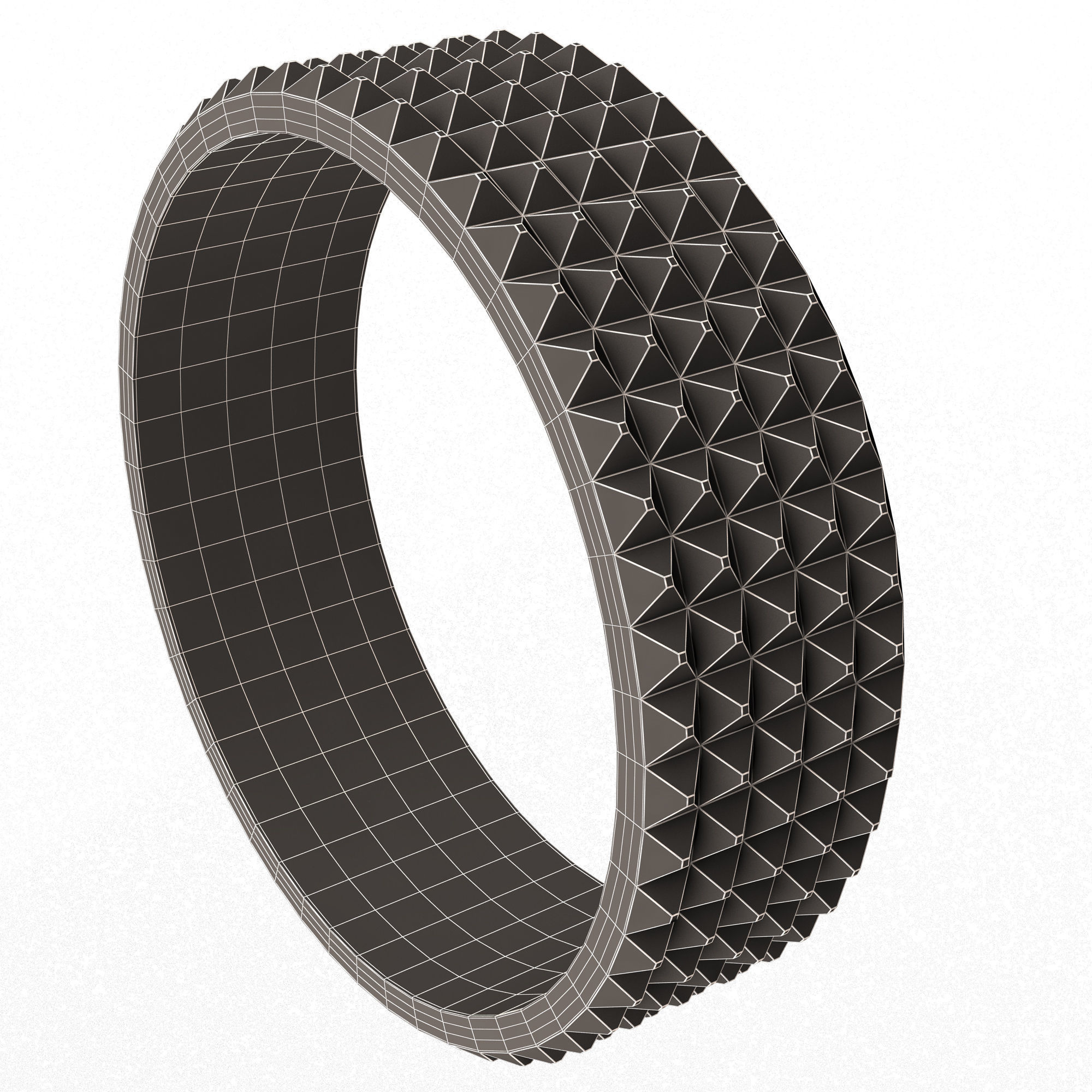 Jewellery Rings and Necklace Collection Low-poly 3D model_99