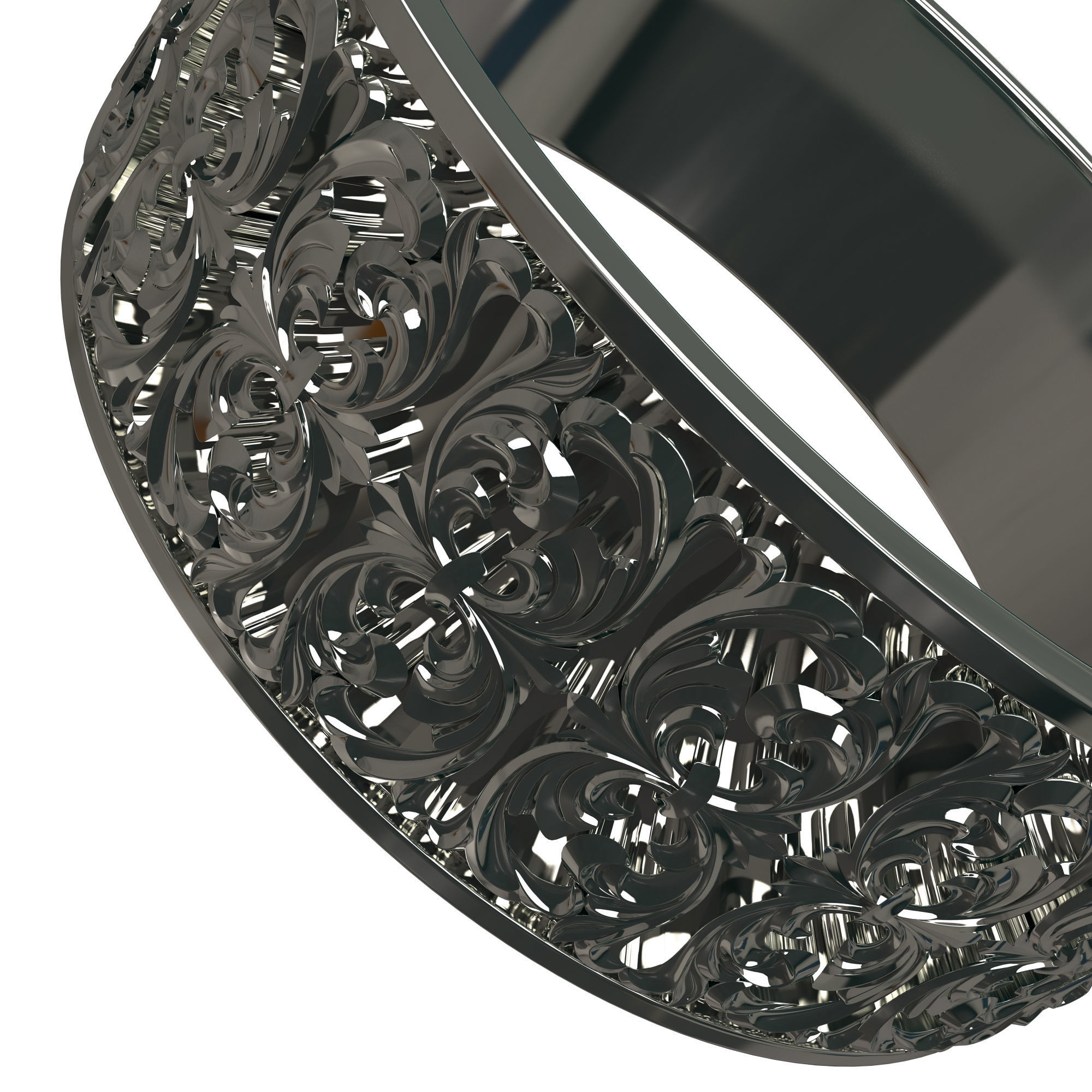 Jewellery Rings and Necklace Collection Low-poly 3D model_23