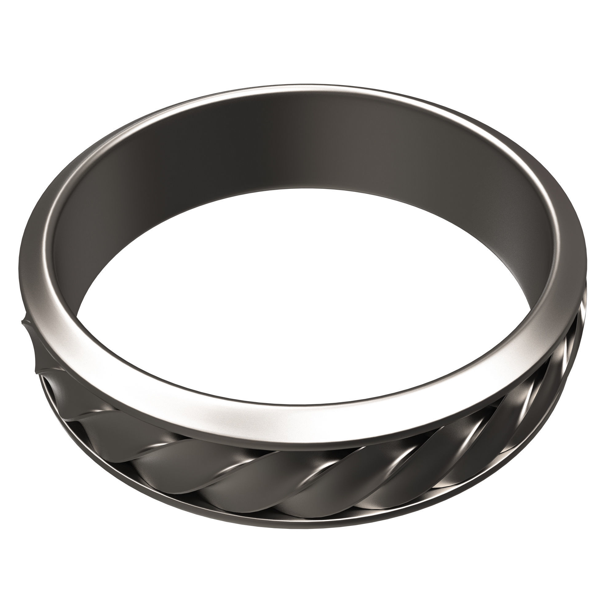 Jewellery Rings and Necklace Collection Low-poly 3D model_56