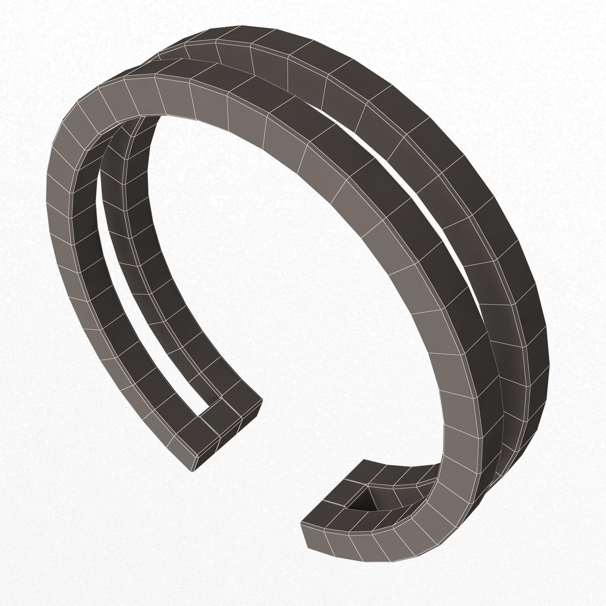 Jewellery Rings and Necklace Collection Low-poly 3D model_78