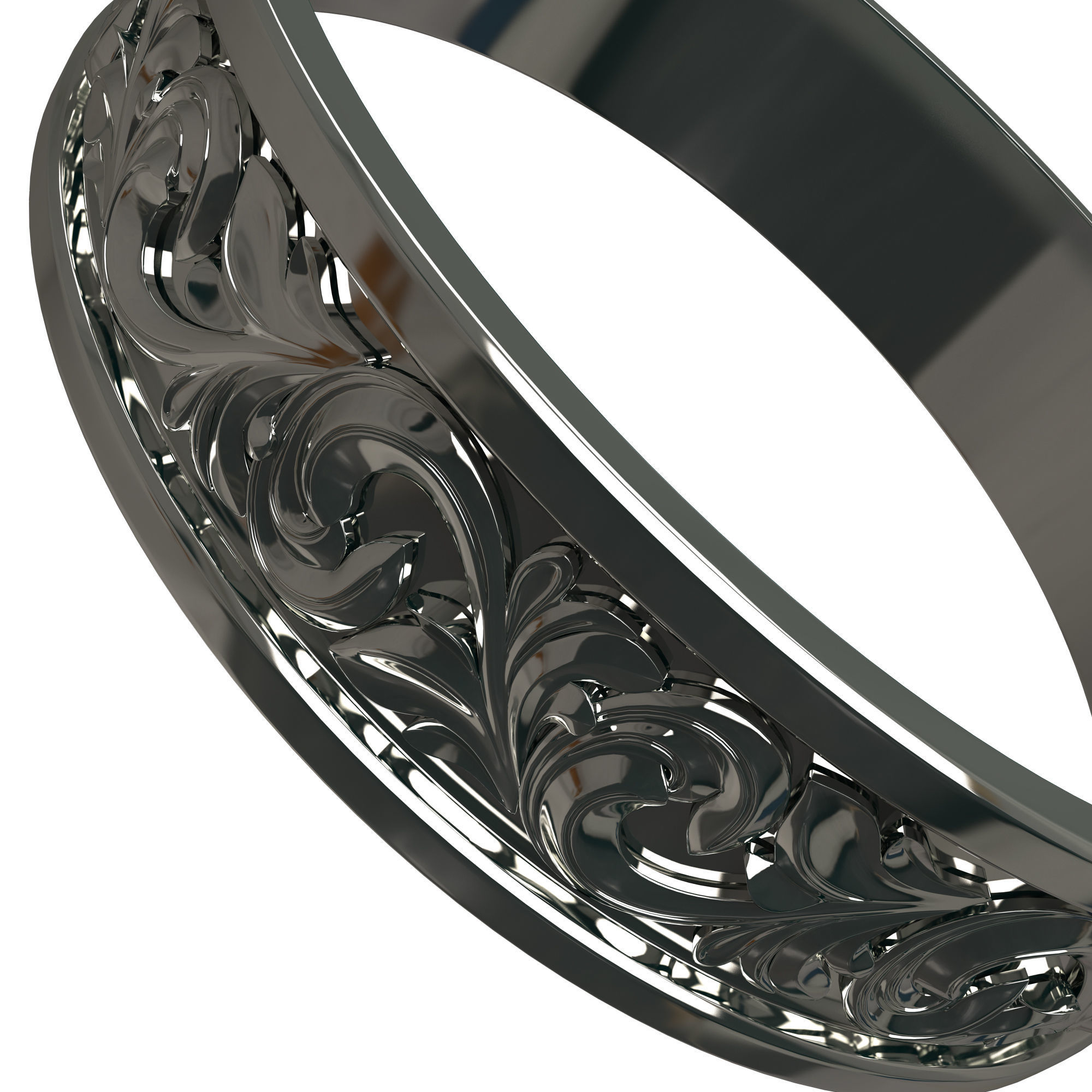 Jewellery Rings and Necklace Collection Low-poly 3D model_31