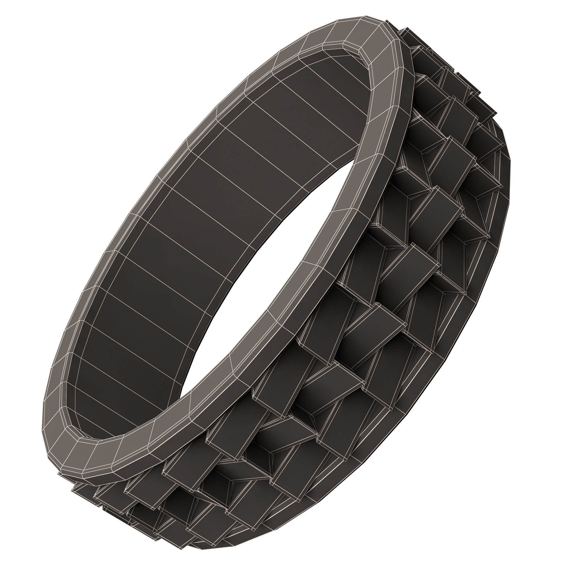 Jewellery Rings and Necklace Collection Low-poly 3D model_89