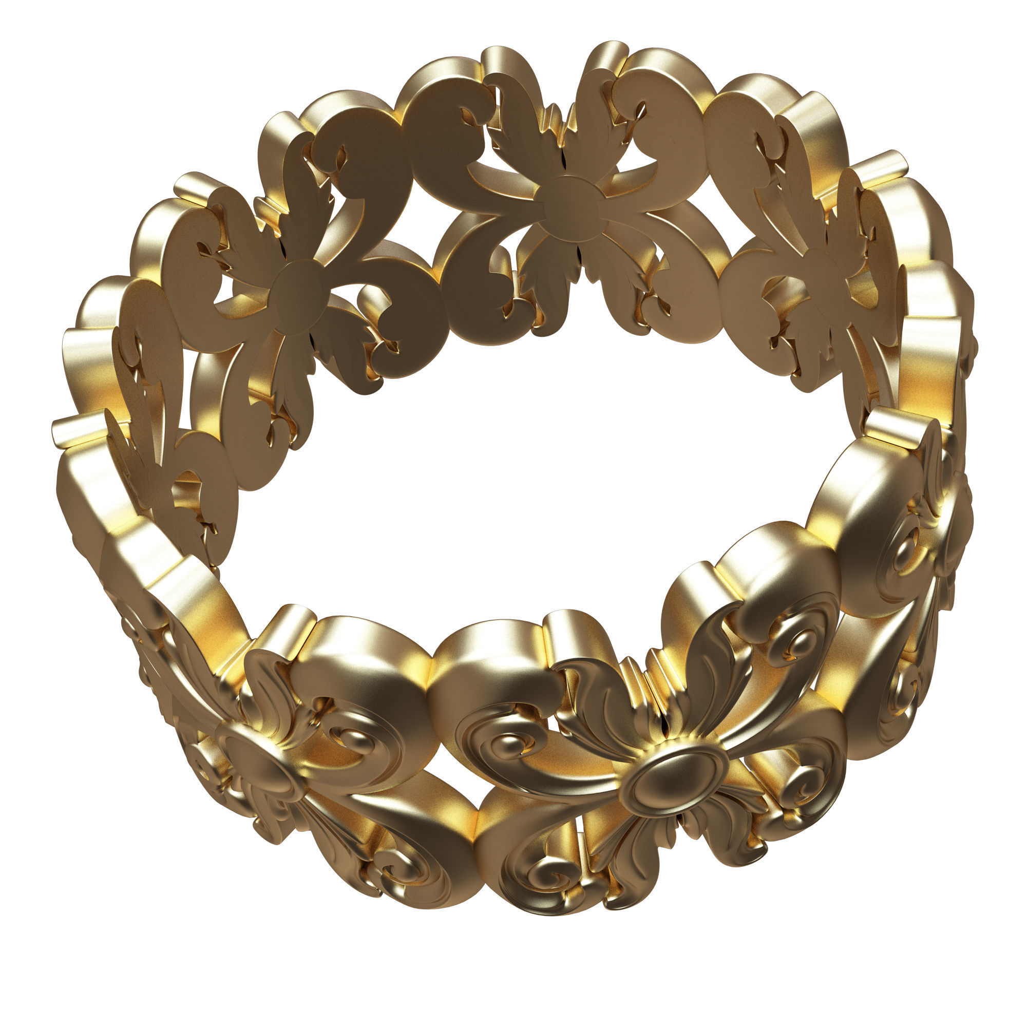 Jewellery Rings and Necklace Collection Low-poly 3D model_32