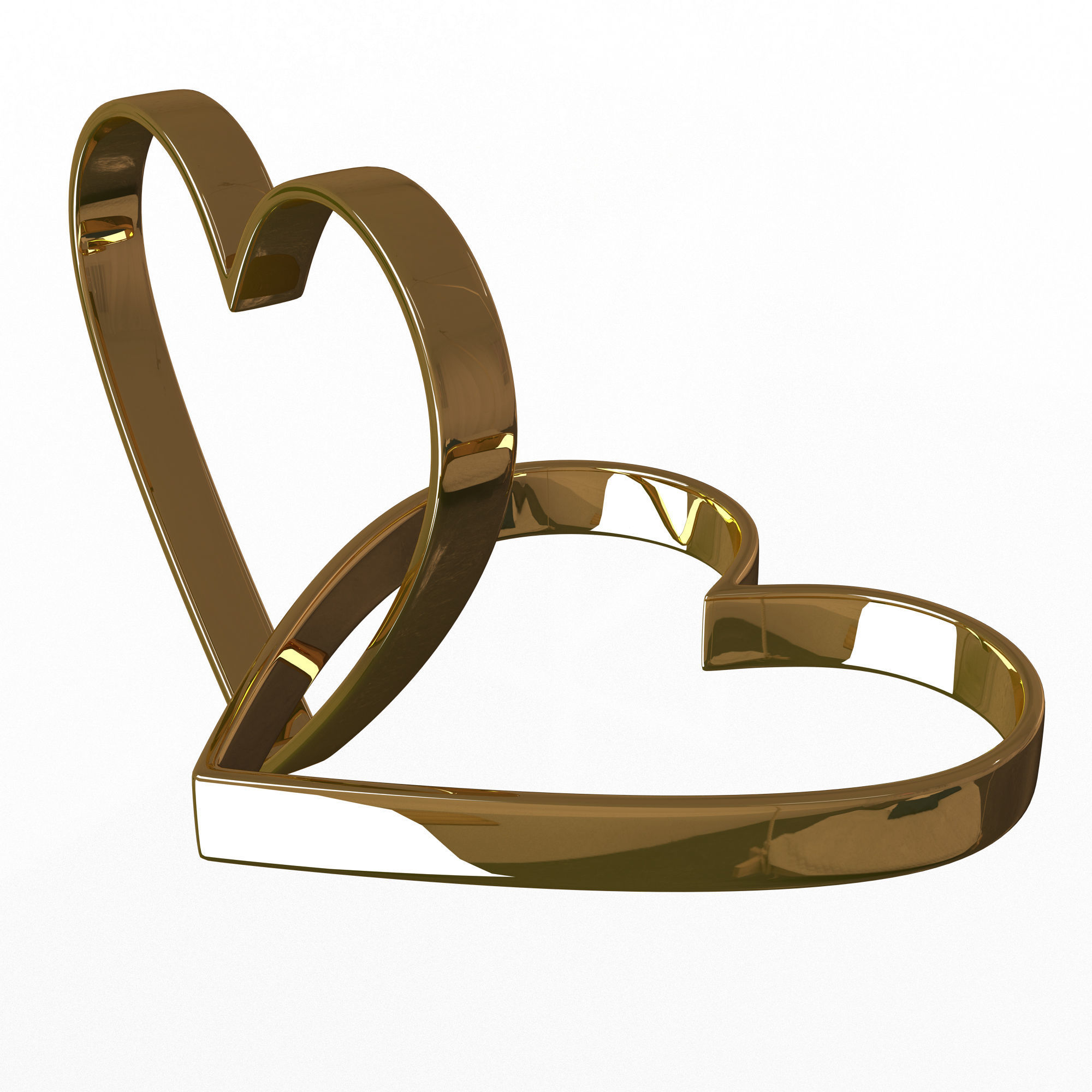 Jewellery Rings and Necklace Collection Low-poly 3D model_17