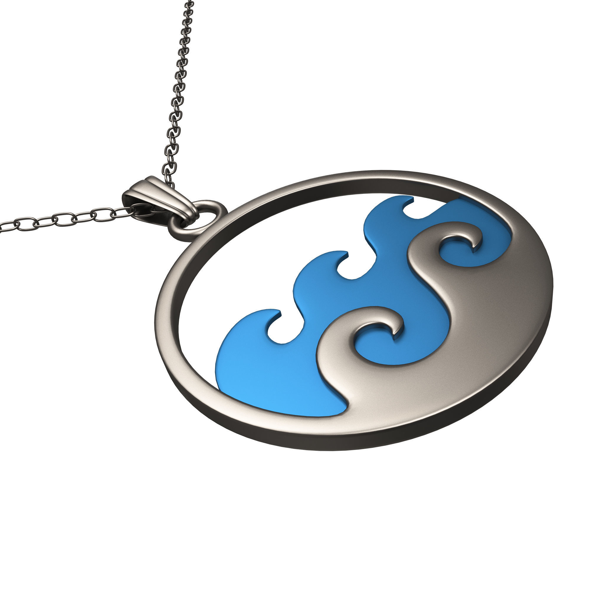 Jewellery Rings and Necklace Collection Low-poly 3D model_2