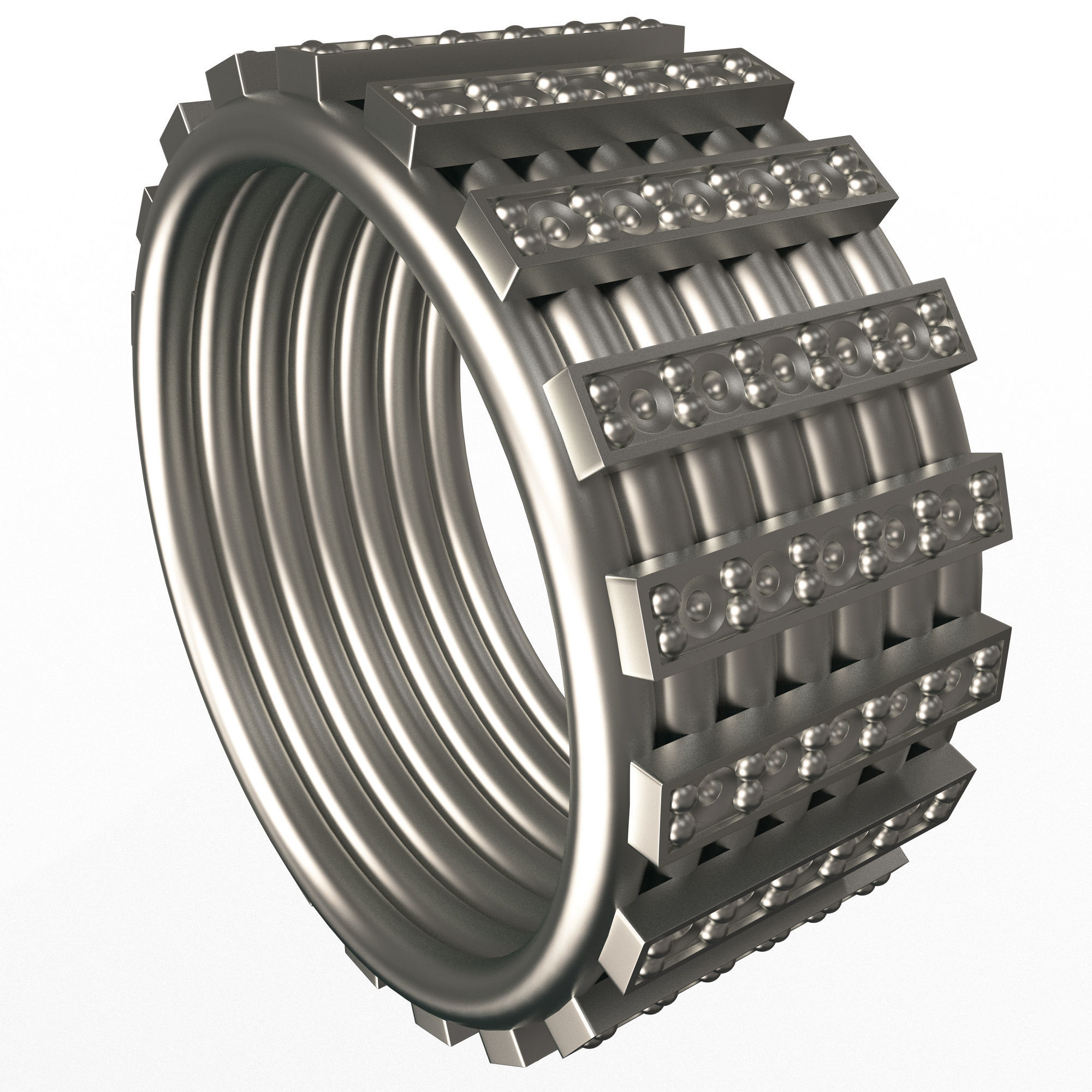 Jewellery Rings and Necklace Collection Low-poly 3D model_83