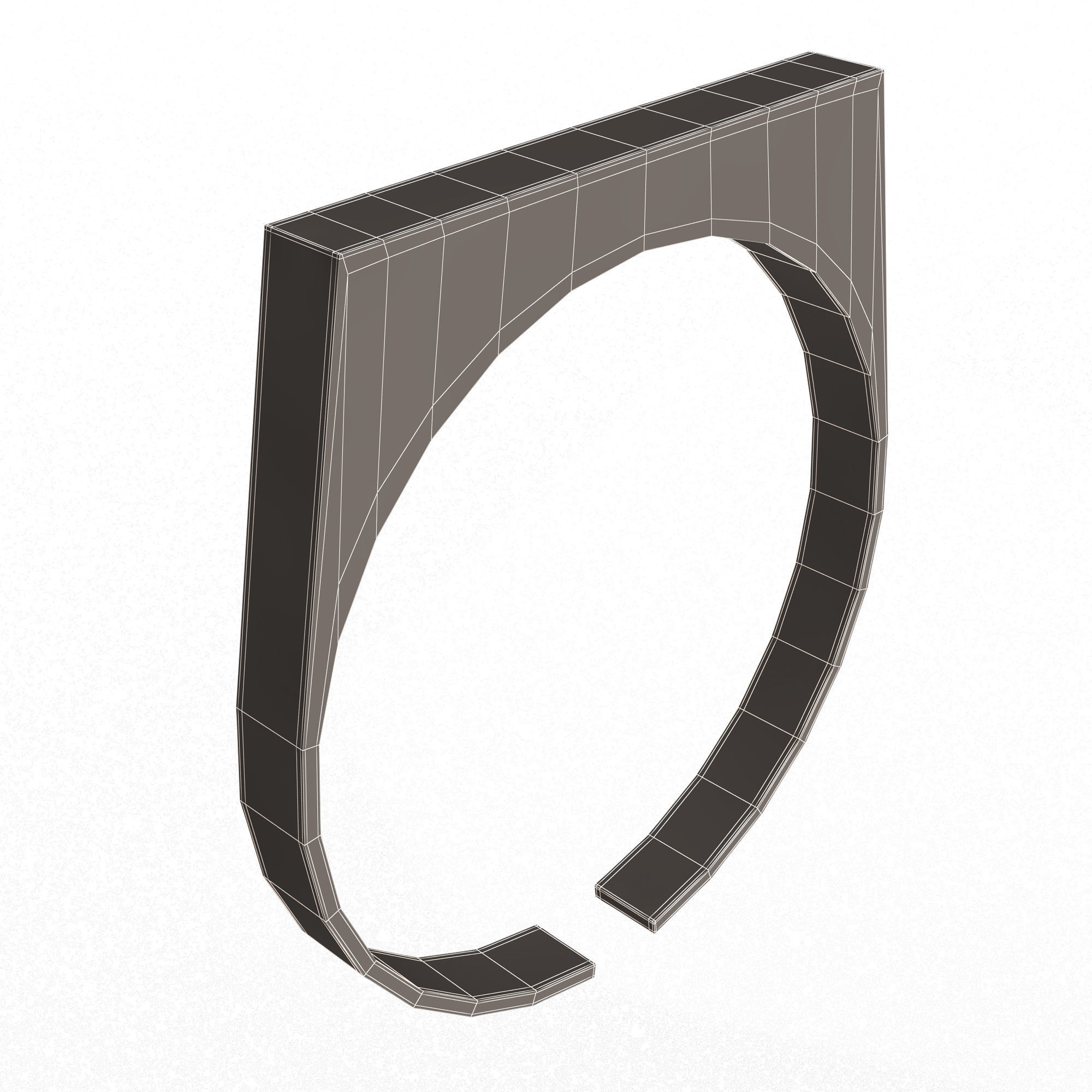 Jewellery Rings and Necklace Collection Low-poly 3D model_95