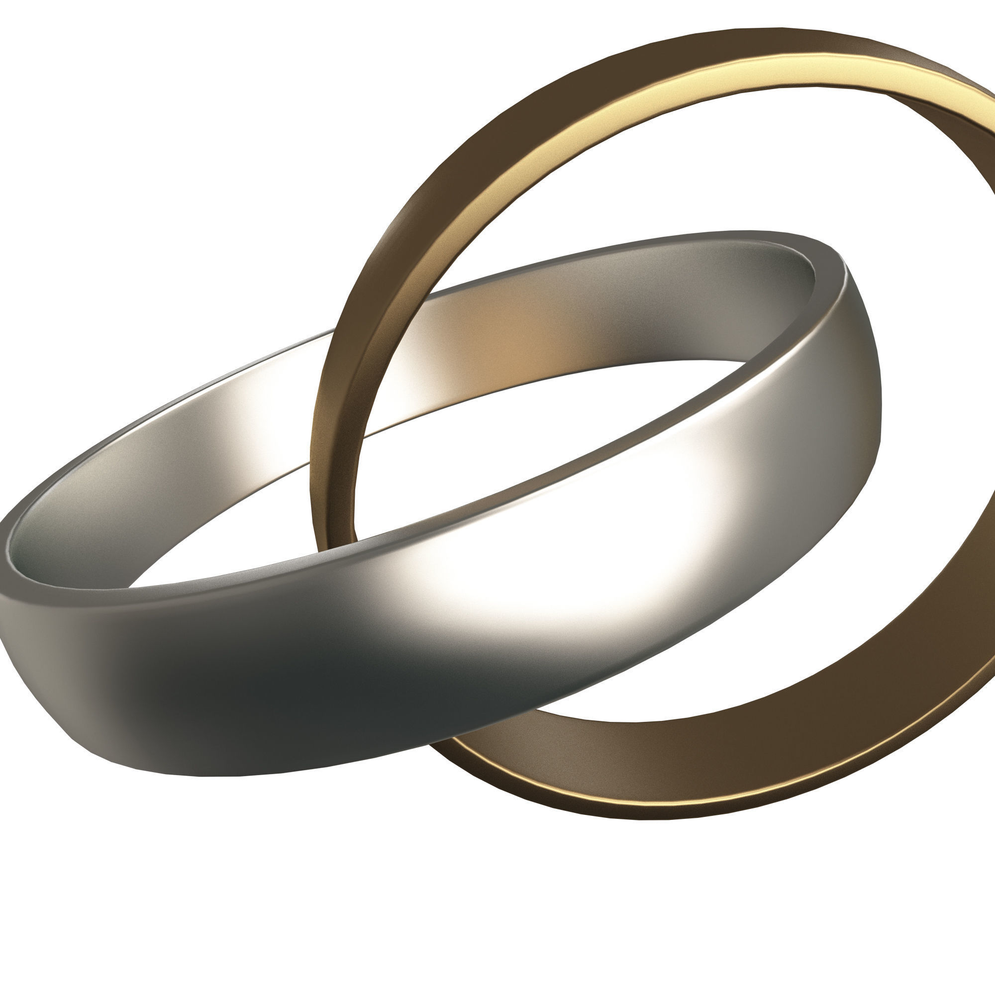 Jewellery Rings and Necklace Collection Low-poly 3D model_71