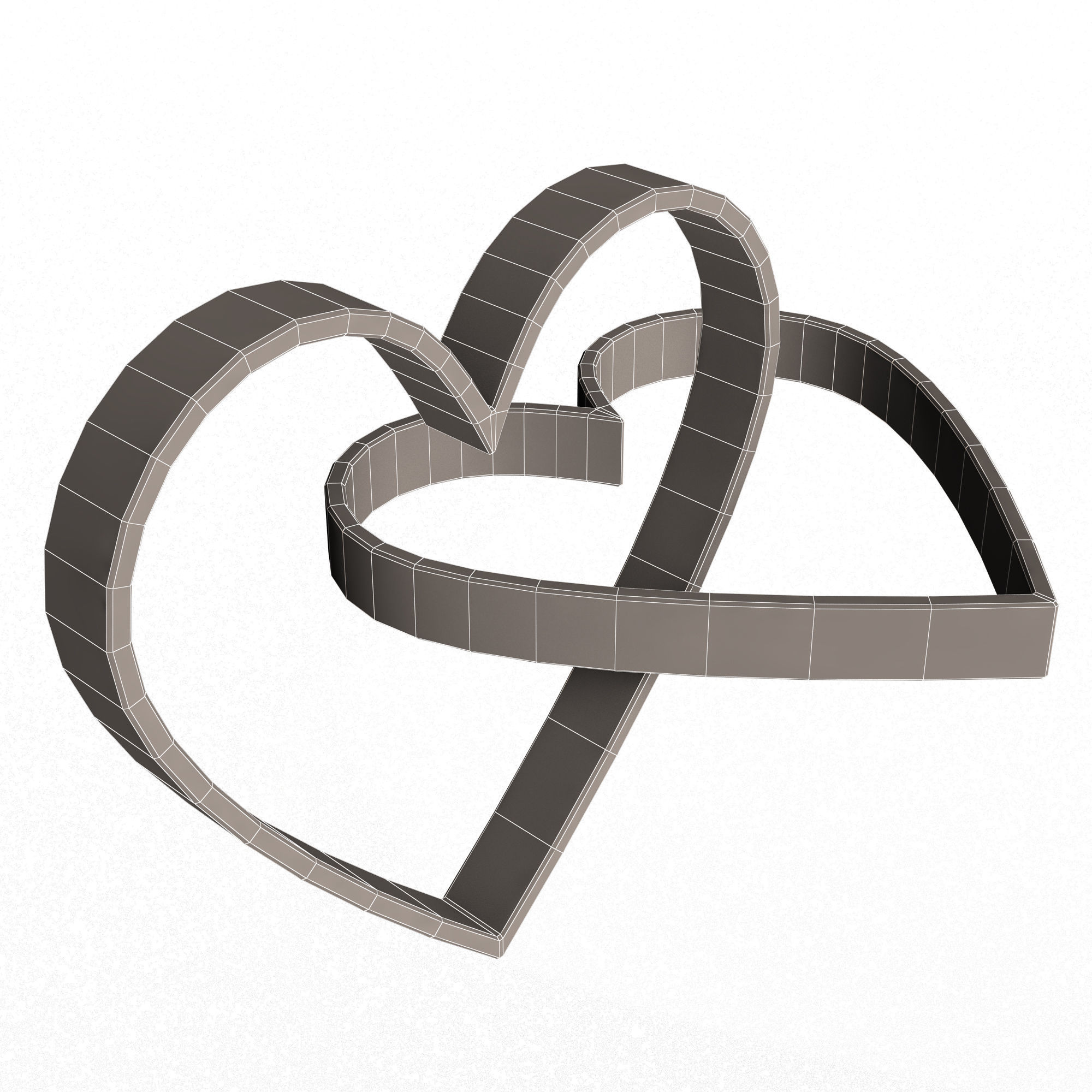 Jewellery Rings and Necklace Collection Low-poly 3D model_84