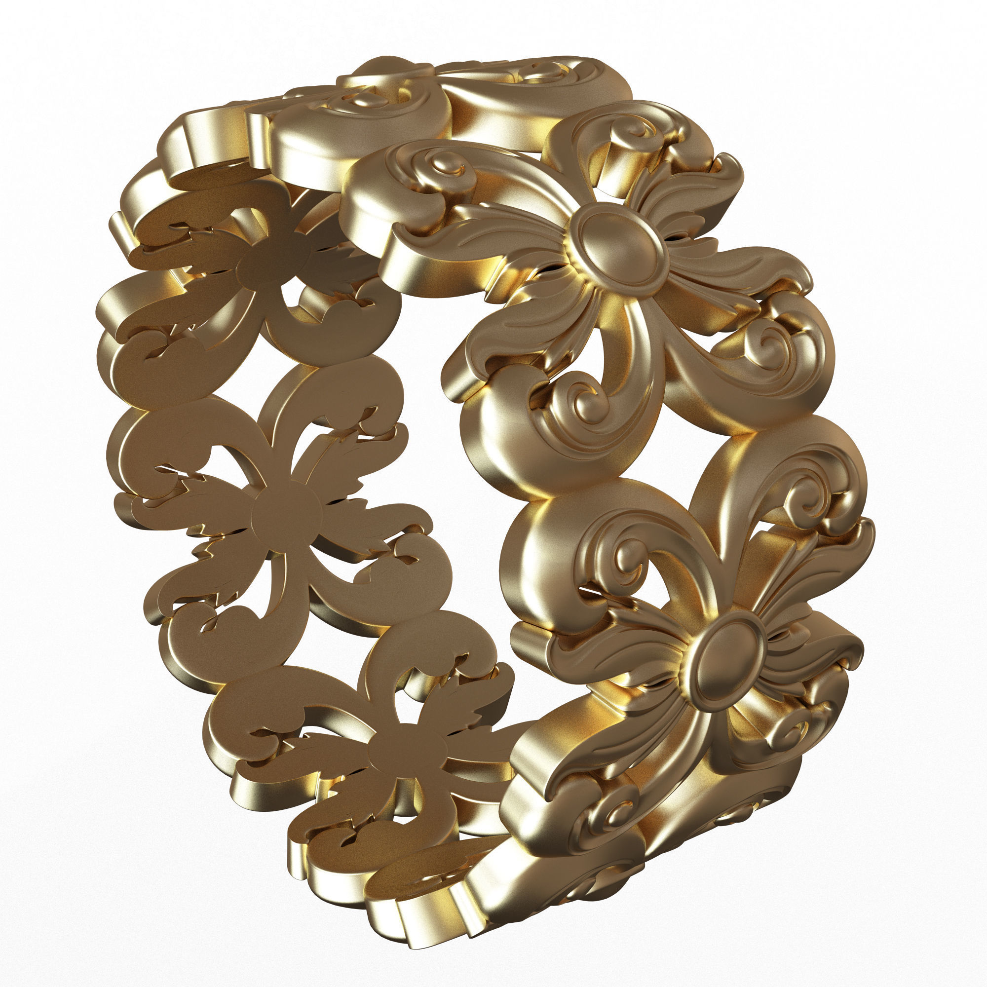 Jewellery Rings and Necklace Collection Low-poly 3D model_97