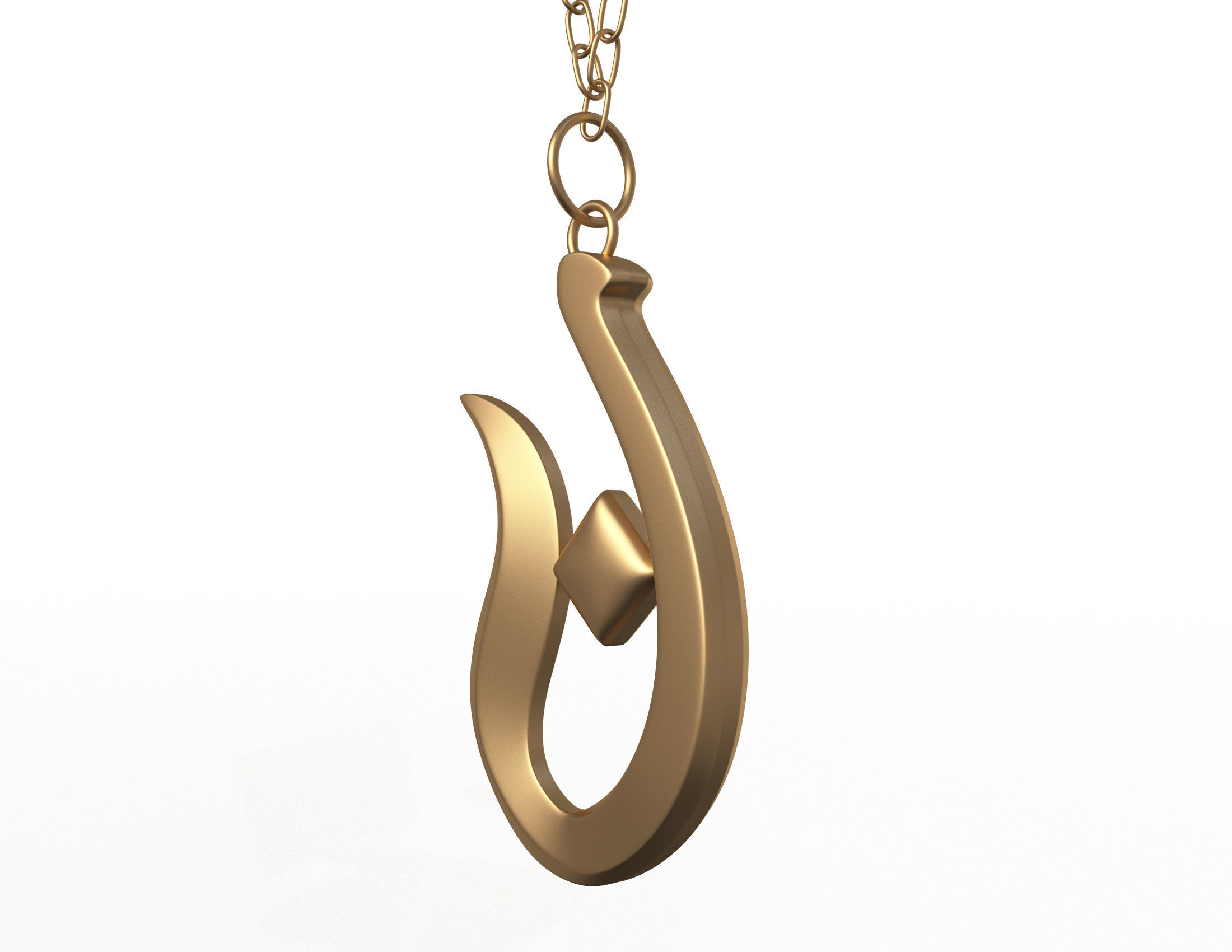Jewellery Rings and Necklace Collection Low-poly 3D model_4