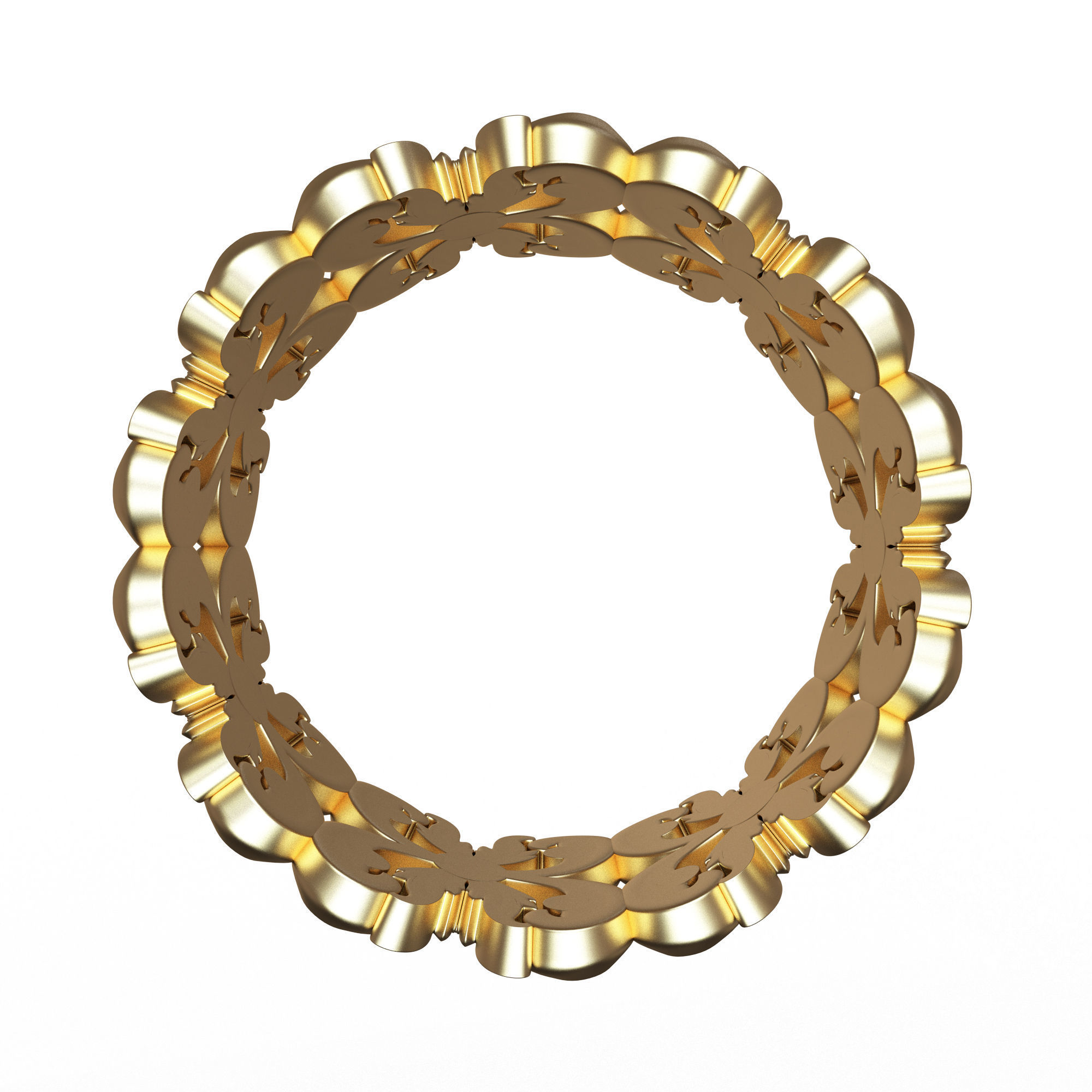 Jewellery Rings and Necklace Collection Low-poly 3D model_24