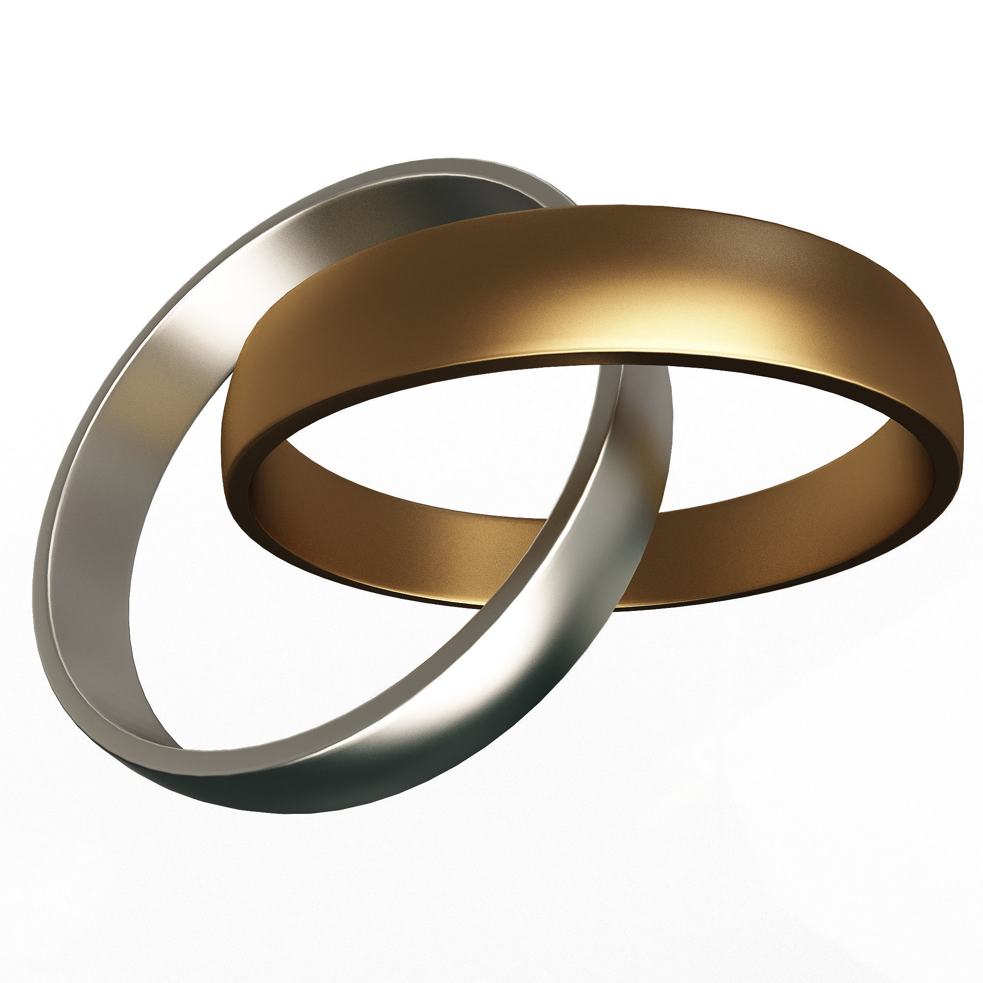 Jewellery Rings and Necklace Collection Low-poly 3D model_73