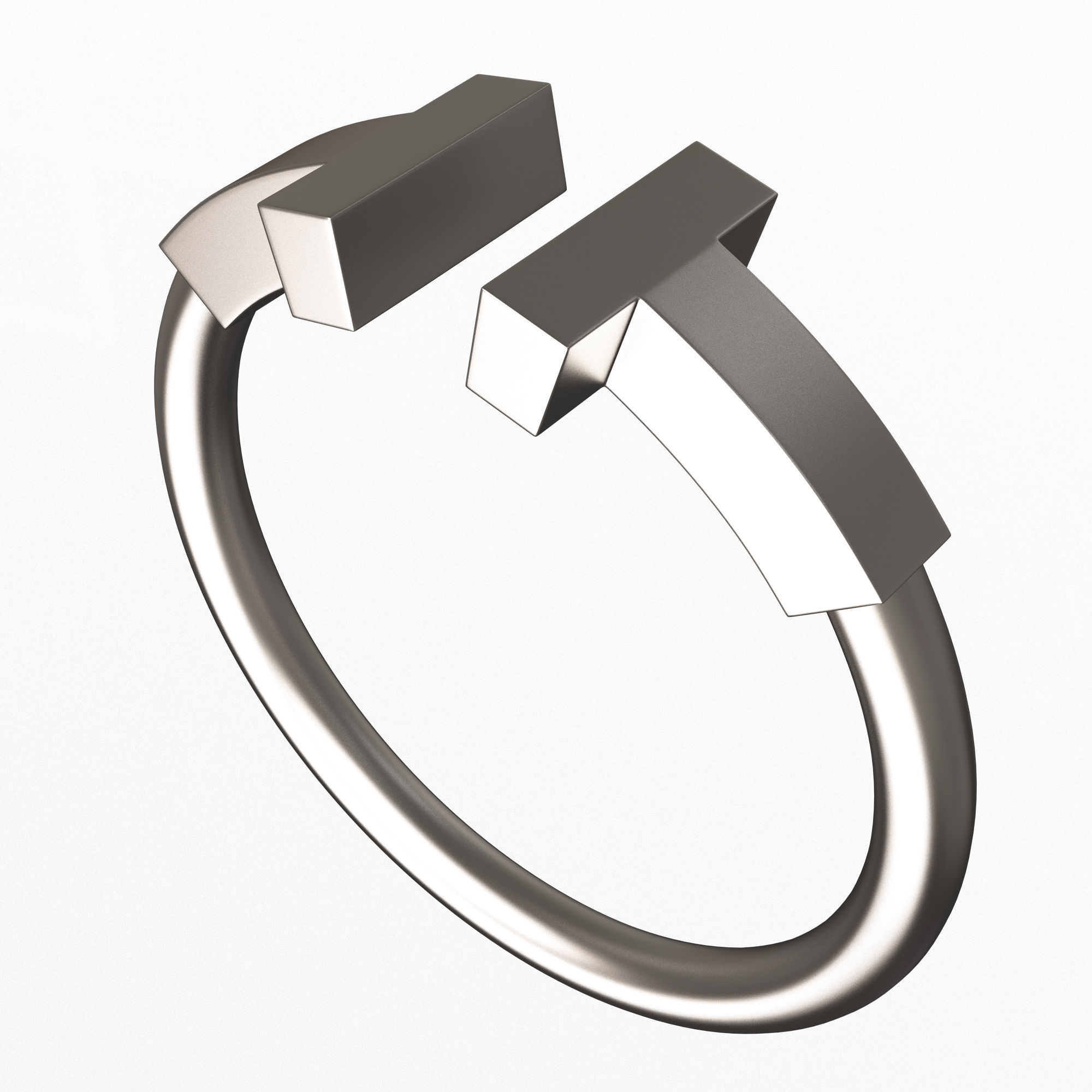 Jewellery Rings and Necklace Collection Low-poly 3D model_46