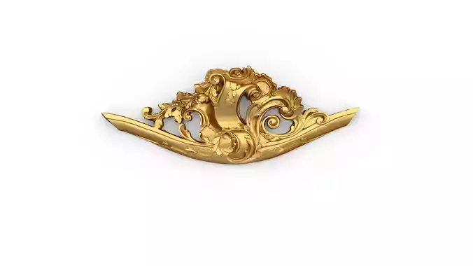 Classic carved decor ornament 365