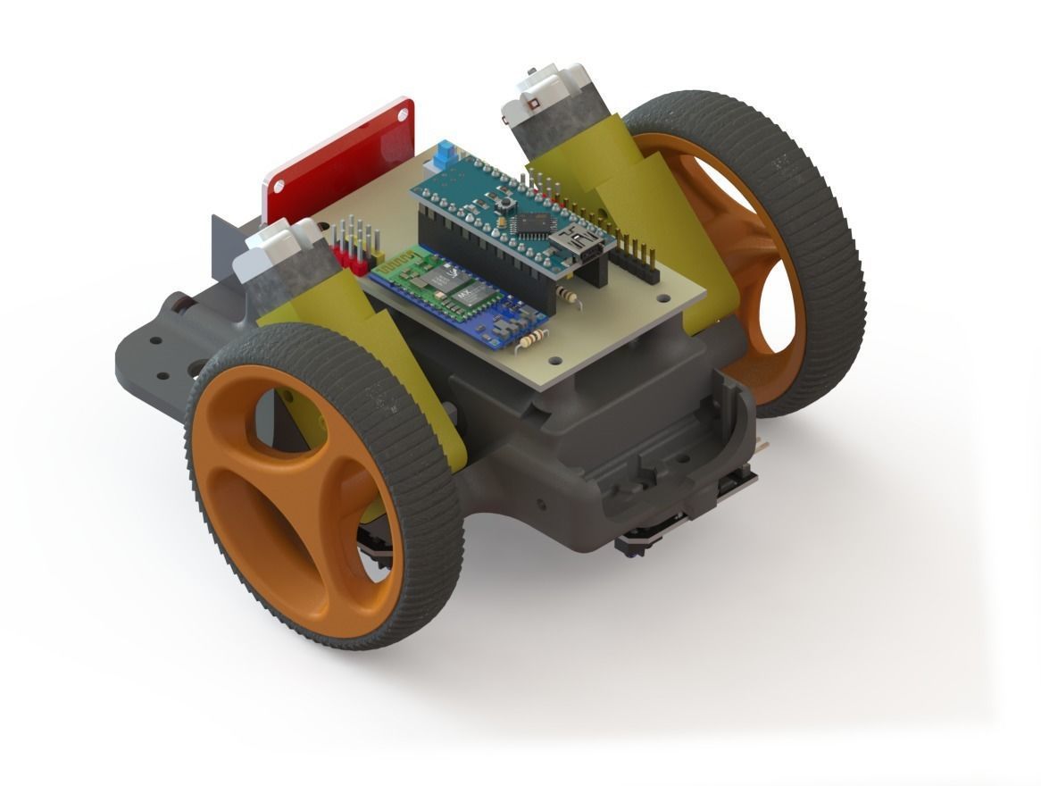 MAKUN - Kit de Robotica - SOCCER  MAZE  LINE FOLLOWER 3D print model_3