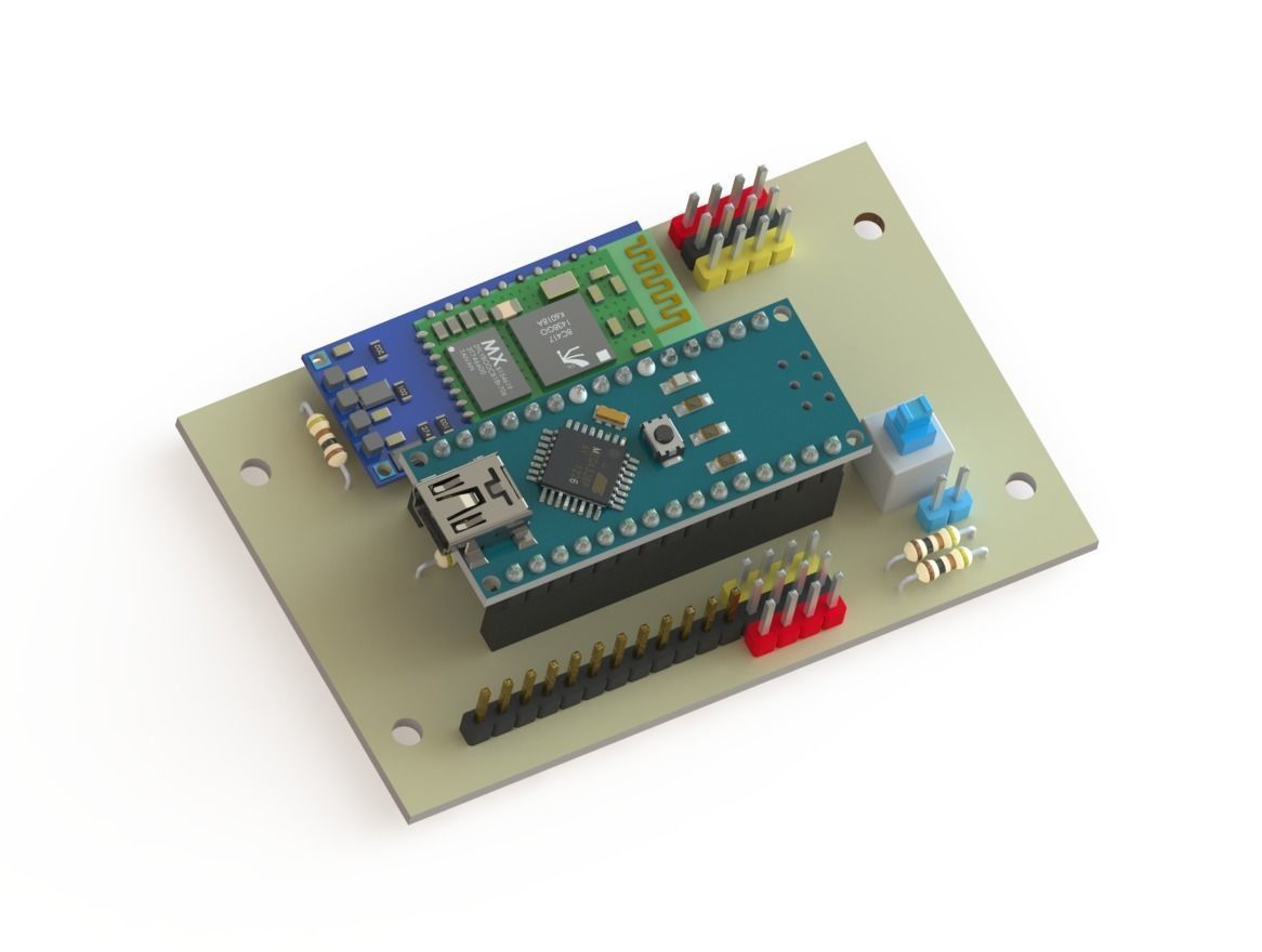 MAKUN - Kit de Robotica - SOCCER  MAZE  LINE FOLLOWER 3D print model_5