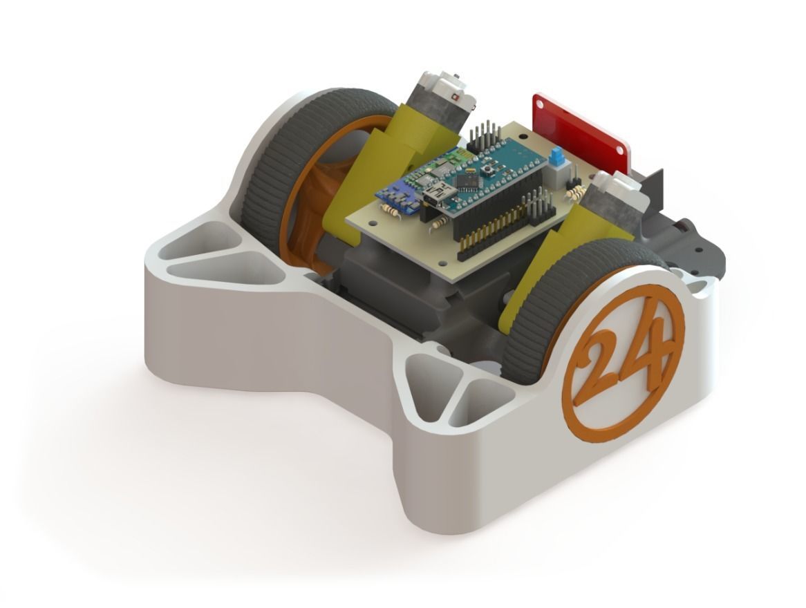 MAKUN - Kit de Robotica - SOCCER  MAZE  LINE FOLLOWER 3D print model_4