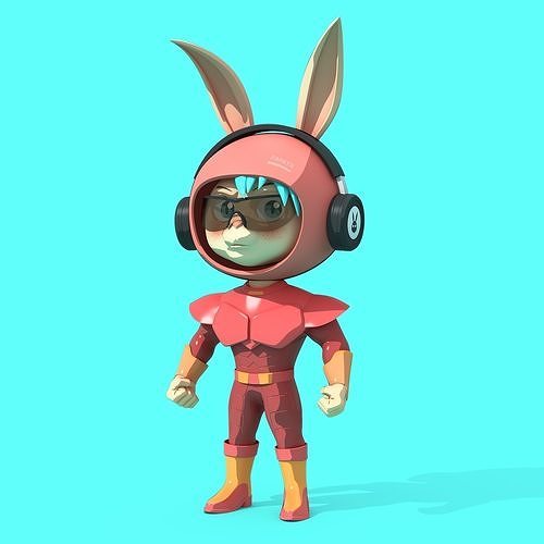 Bunny Collection 912 3D model