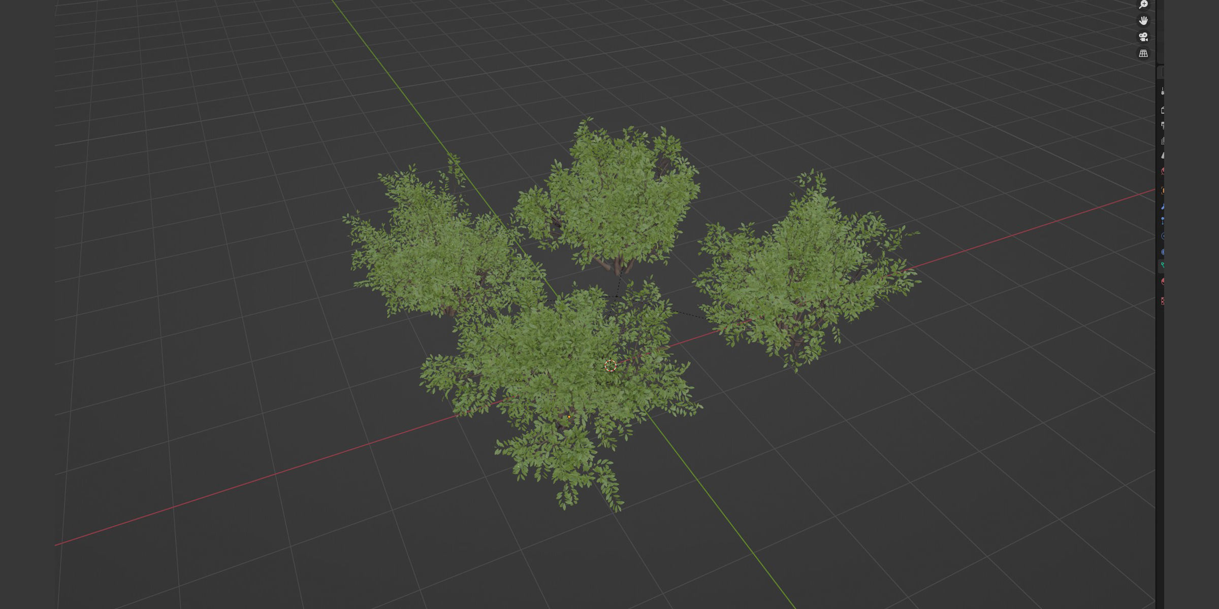 bushes 4 collection vol 110-Blender 3D model_9