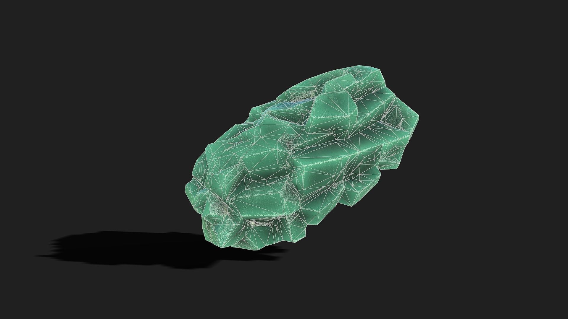 Mountain ice Rocks - PBR Pack 11 Low-poly 3D model_11