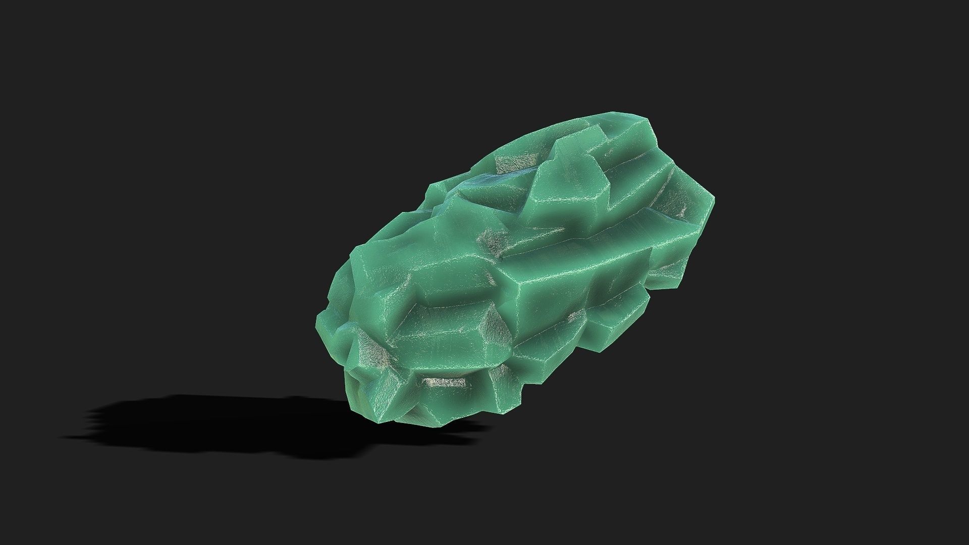 Mountain ice Rocks - PBR Pack 11 Low-poly 3D model_10