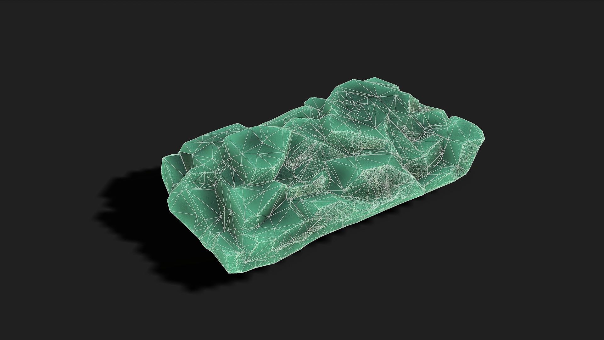 Mountain ice Rocks - PBR Pack 11 Low-poly 3D model_13