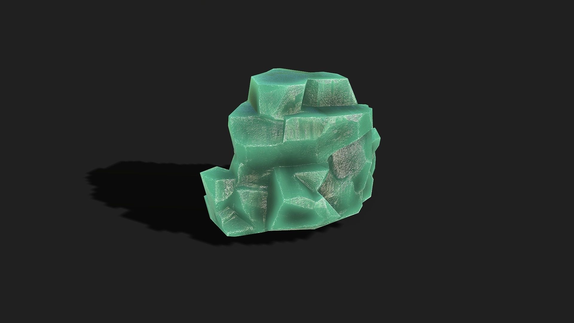 Mountain ice Rocks - PBR Pack 11 Low-poly 3D model_20