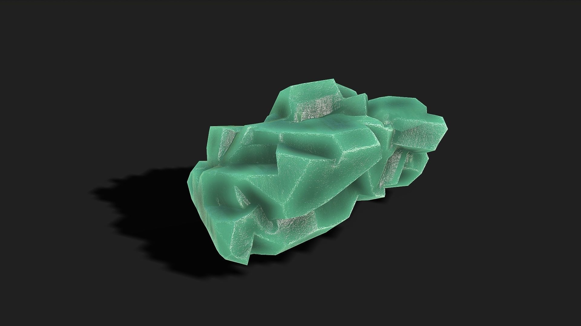 Mountain ice Rocks - PBR Pack 11 Low-poly 3D model_18