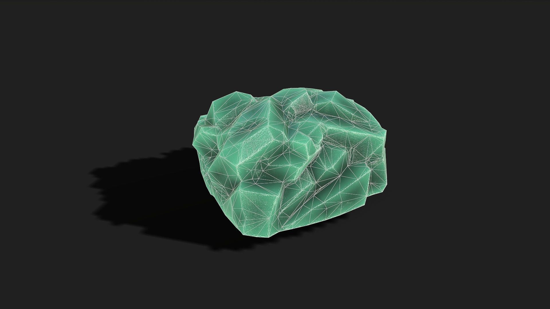 Mountain ice Rocks - PBR Pack 11 Low-poly 3D model_23