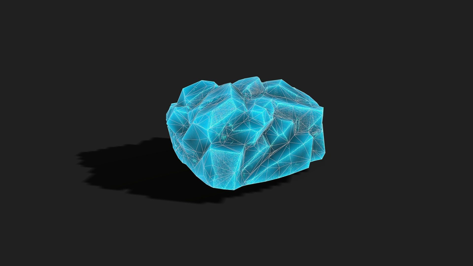 Mountain ice Rocks - PBR Pack 12 Low-poly 3D model_22