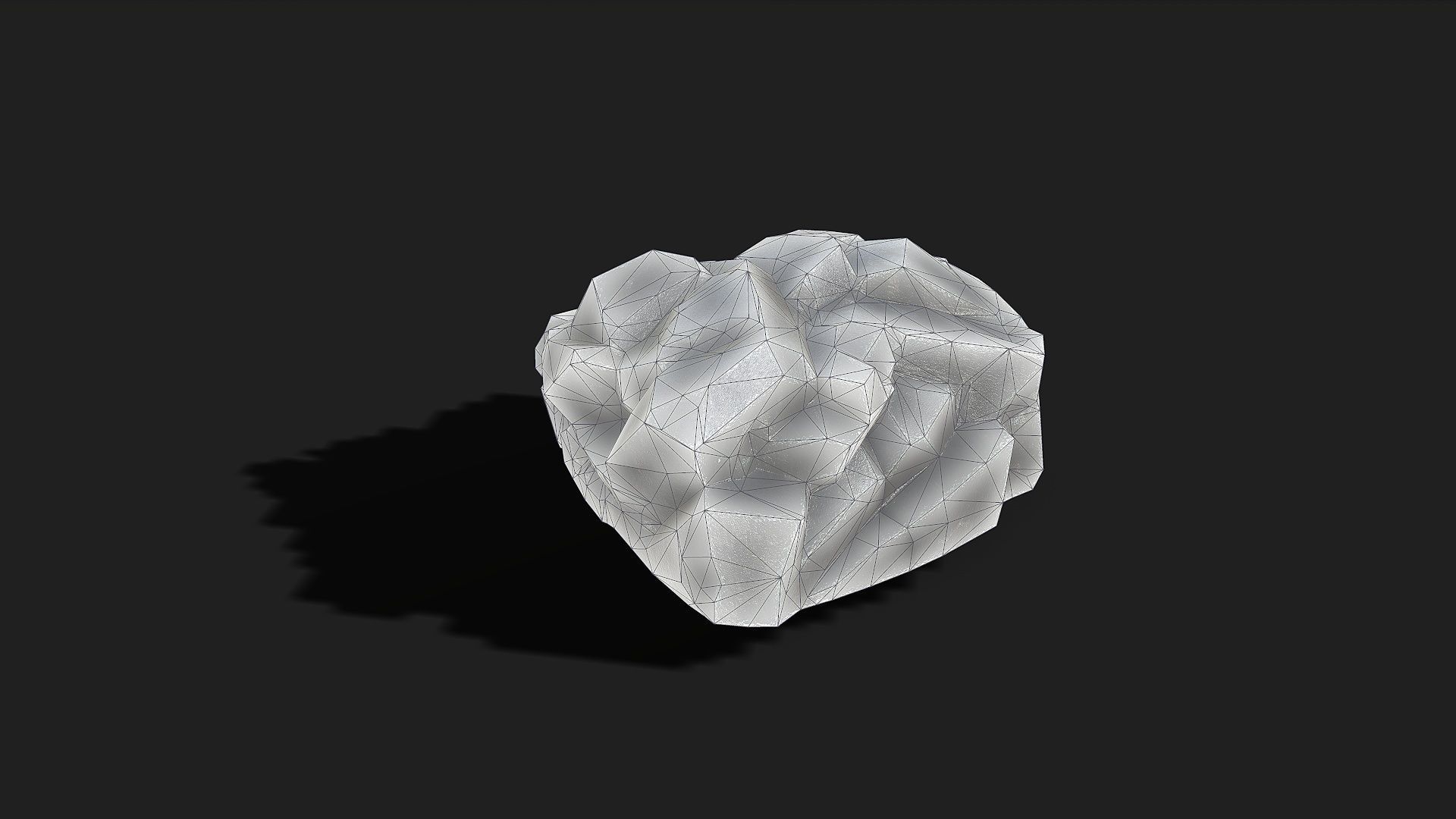 Mountain ice Rocks - PBR Pack 13 Low-poly 3D model_23